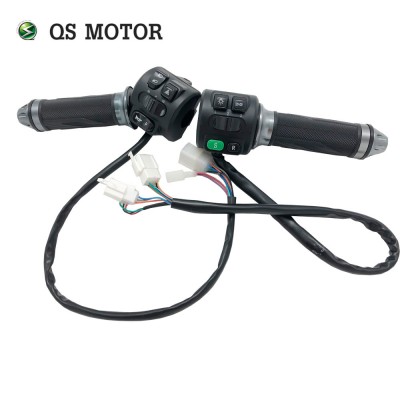 QS Motor Z6 throttle with combination switch matching mid drive motor