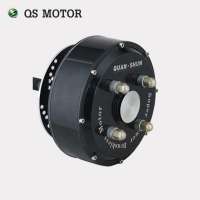 Low rpm QS 205 1000W 205 40H 48V V2 Type Single Shaft Electric Car Hub Motor